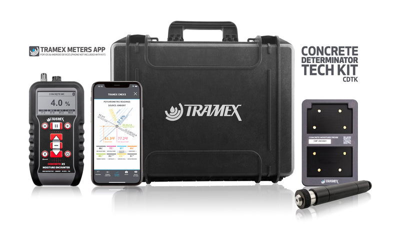 Tramex Concrete Determinator Tech Kit - CDTK